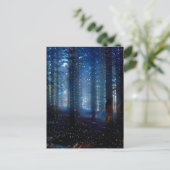 bossen in het melkwegbos briefkaart (Staand voorkant)