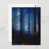 bossen in het melkwegbos briefkaart (Voorkant / Achterkant)