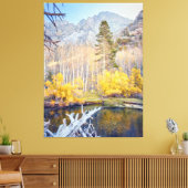Bossen in het najaar canvas afdruk (Insitu (Woonkamer))