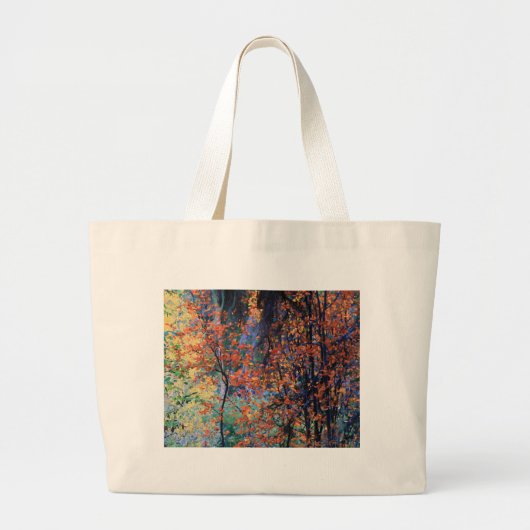Bossen in het najaar grote tote bag (Voorkant)