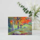 Bossen in het najaar van de Frederic Edwin Church Briefkaart (Staand voorkant)
