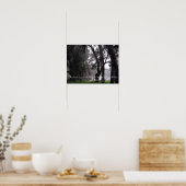 Bossen in Mist Muir Quote Poster (Keuken)