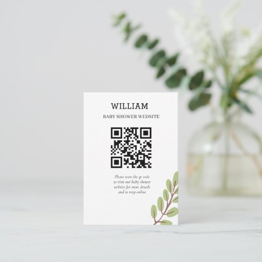 Bossen Informatiekaartje (Staand voorkant)