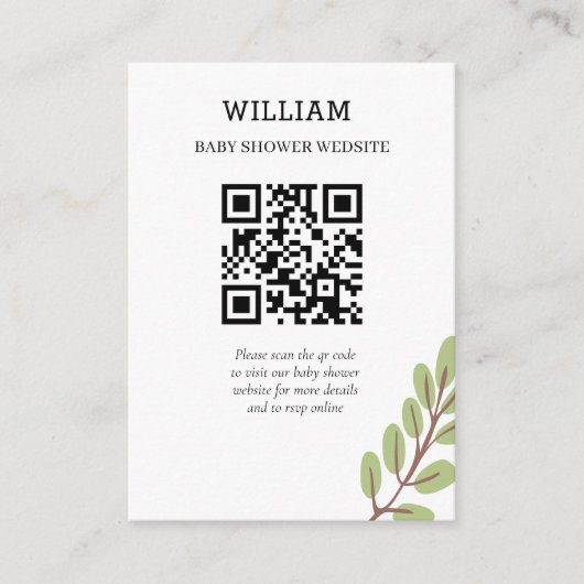 Bossen Informatiekaartje (Voorkant)