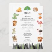 Bossen Menu (Voorkant / Achterkant)