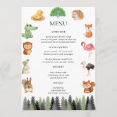 Bossen Menu (Voorkant)