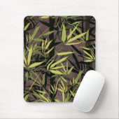 Bossen met een bamboe. muismat (Met muis)