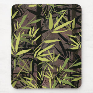 Bossen met een bamboe. muismat