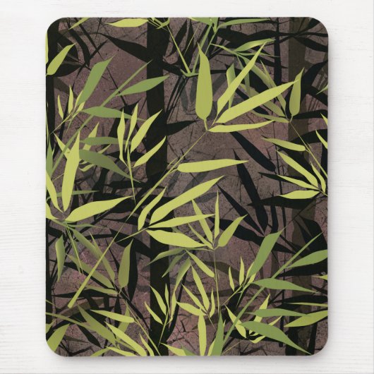 Bossen met een bamboe. muismat (Voorkant)