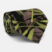 Bossen met een bamboe. stropdas (Opgerold)