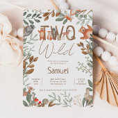 Bossen met een grieenerig bos 2e verjaardag kaart