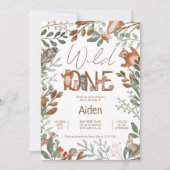 Bossen met een grieenerige soort 1 verjaardag kaart (Voorkant)