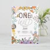 Bossen met een grieenerige soort 1 verjaardag kaart (Staand voorkant)