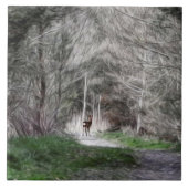 Bossen met fantasy tegeltje (Voorkant)