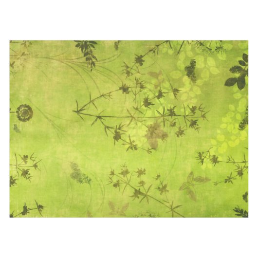 Bossen met groene Natuur Tafelkleed (Voorkant (Horizontaal))