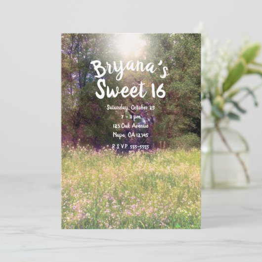 Bossen met houtskool 16 kaart (Staand voorkant)