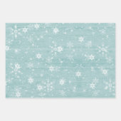 Bossen met kerstmis met vossen inpakpapier vel (Voorkant 3)