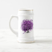 Bossen met Paarse hardebomen Bierpul (Links)