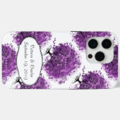 Bossen met Paarse hardebomen Case-Mate iPhone Case (Achterkant (horizontaal))