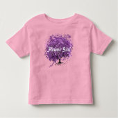 Bossen met Paarse hardebomen Kinder Shirts (Voorkant)