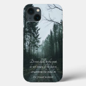 Bossen met typografie Case-Mate iPhone case (Achterkant)