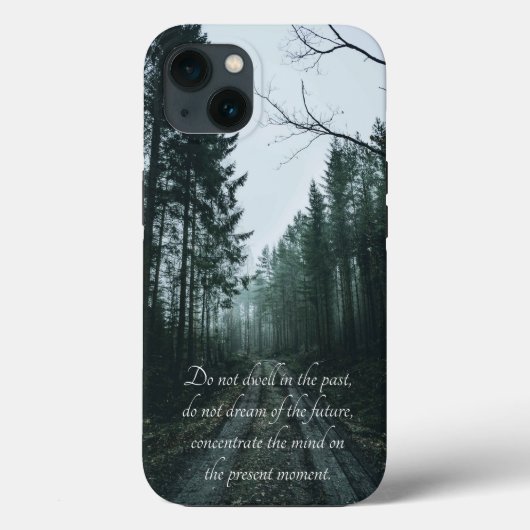 Bossen met typografie Case-Mate iPhone case (Achterkant)