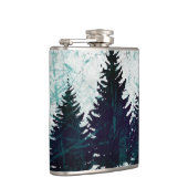 Bossen met verbijsterde boombomen heupfles (Rechts)