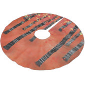 Bossen met vogelbomen kerstboom rok (Gekanteld)