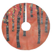 Bossen met vogelbomen kerstboom rok (Voorkant)