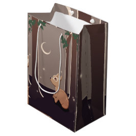 Bossen met vuurvliegen en moonkunst medium cadeauzakje