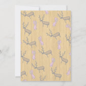 Bossen met Waterverf van Baby shower van het berga Kaart (Achterkant)