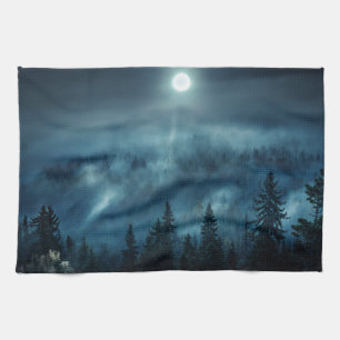 Bossen Moonlit Forest Theedoek