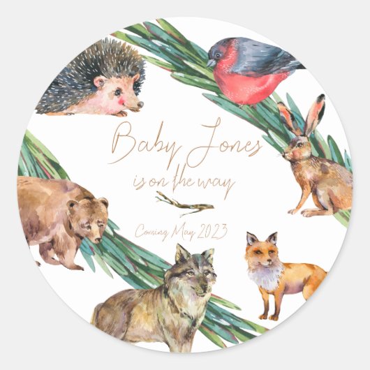 Bossen | Multifunctionele Sticker | Fauna (Voorkant)