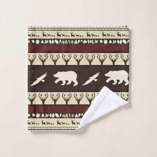 Bossen najaar bad handdoek (Wasdoekje)