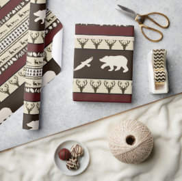 Bossen najaar cadeaupapier