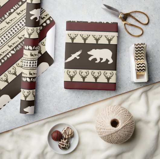 Bossen najaar cadeaupapier (Crafts)