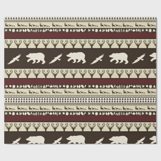 Bossen najaar cadeaupapier (Vlak)