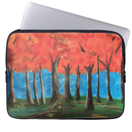 Bossen najaar laptop sleeve