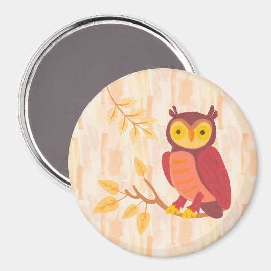 Bossen najaar magneet (Voorkant / Achterkant)