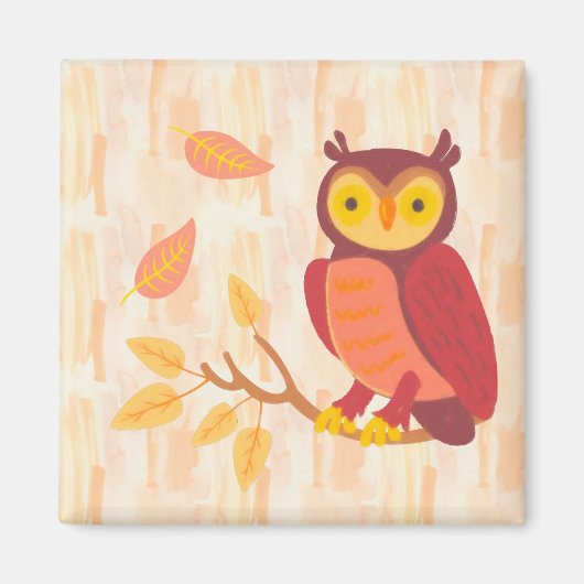 Bossen najaar magneet (Voorkant)