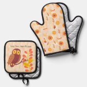 Bossen najaar ovenwant & pannenlap set (Voorkant / Achterkant)