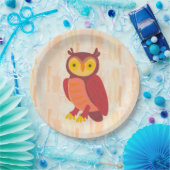 Bossen najaar papieren bordje (Feest)