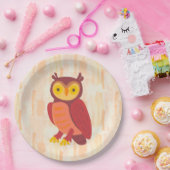 Bossen najaar papieren bordje (Feest)