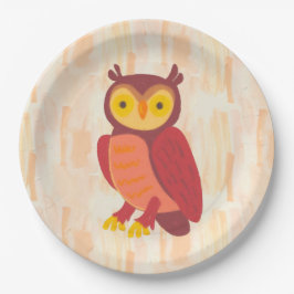 Bossen najaar papieren bordje