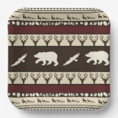 Bossen najaar papieren bordje (Voorkant)