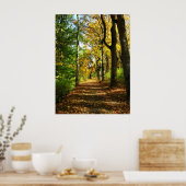 bossen najaar poster (Keuken)