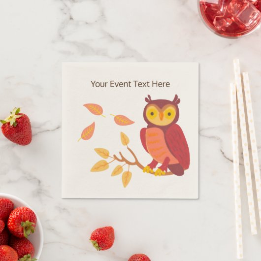 Bossen najaar servet (Insitu)