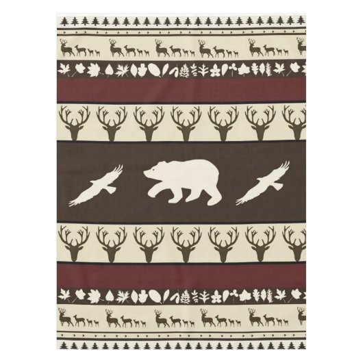 Bossen najaar tafelkleed (Voorkant)