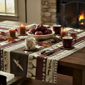 Bossen najaar tafelkleed