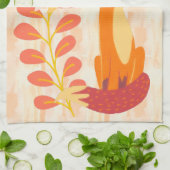 Bossen najaar theedoek (Gevouwen)